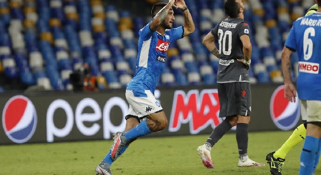 Il commento della SSC Napoli: Gol spettacolare di Politano all'ultimo assalto! Il sinistro di Matteo bacia l'incrocio