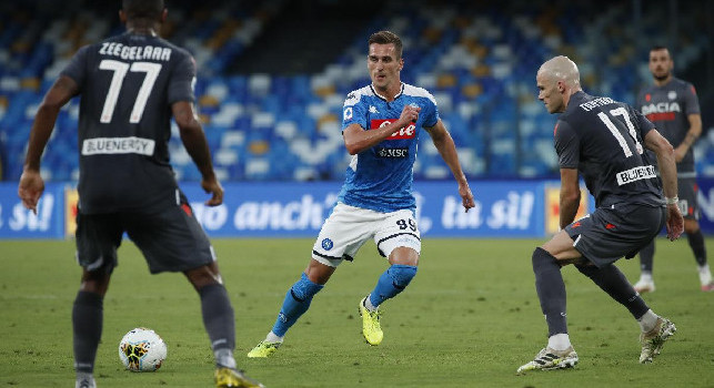 Arkadiusz Milik, attaccante polacco del Napoli