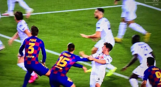 Gol del Barcellona! Lenglet segna dopo aver spinto Demme, il check del VAR convalida