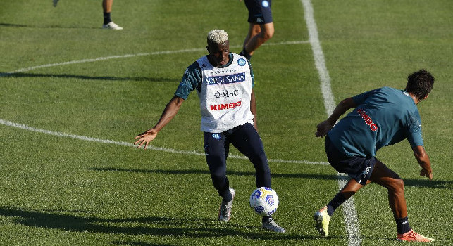 Castel di Sangro, Osimhen trova il primo gol in azzurro: ovazione al Patini [FOTOCN24]