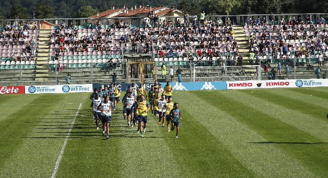 Castel di Sangro '20, diario di bordo. Giorno 1, l'arrivo degli azzurri e il gol di Osimhen: Gattuso alza i ritmi da subito