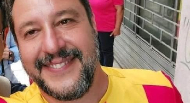Salvini con la maglia del Benevento, la rivolta della curva Sud