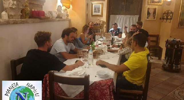 Cena per Mertens, Fabian Ruiz ed altri tre azzurri in un noto ristorante di Castel di Sangro [FOTO]