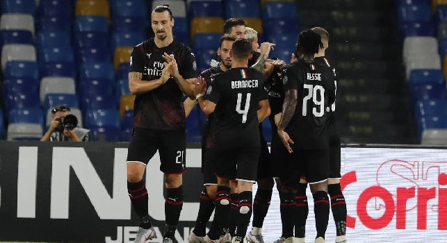 Milan in vantaggio: Ibra anticipa Koulibaly e batte Meret sul secondo palo