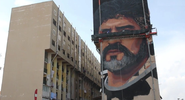 Jorit, murale Maradona