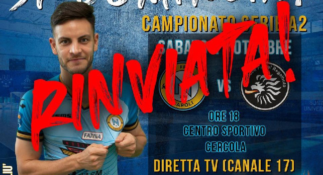 Calcio a 5, sospetti casi Covid: attuato il protocollo, rinviata gara con il Regalbuto