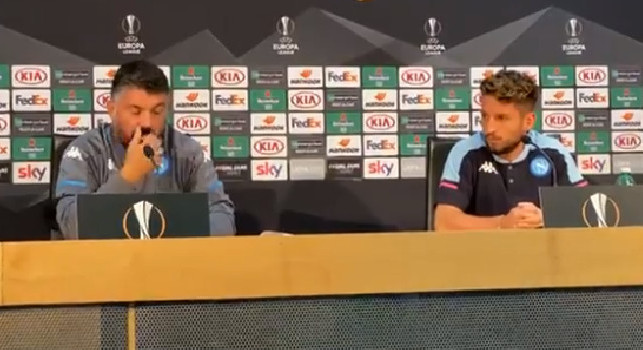 Gattuso: Preoccupati per domani come lo eravamo col Genoa, faremo poco turn over. Insigne ha recuperato. L'AZ non è una squadra di scappati di casa [VIDEO]