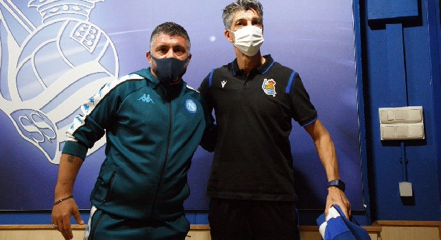 E frat carnal, bellissimo post della Real Sociedad coi due allenatori [FOTO]
