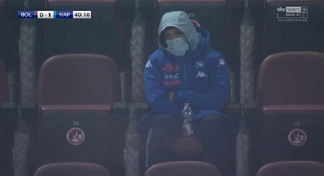 Mario Rui e Ghoulam in tribuna