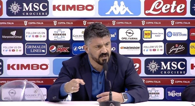 Gattuso conferenza Napoli-Milan