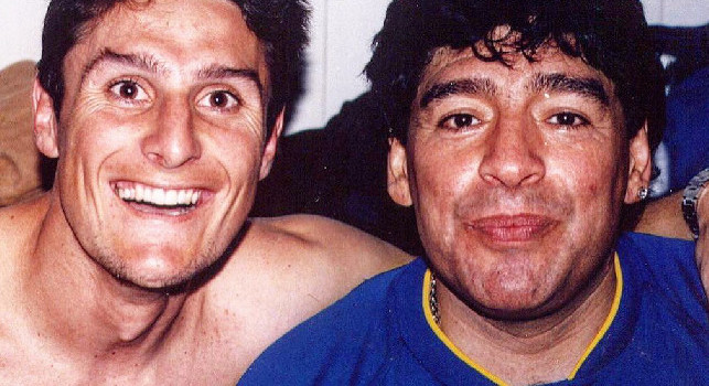 Il saluto di Zanetti a Maradona: Grazie per tutto quello che ci hai dato