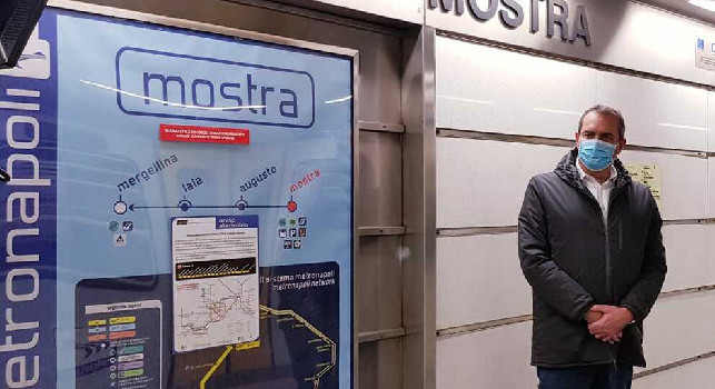 Nasce la stazione metro Maradona: c'è il sopralluogo del sindaco a Fuorigrotta