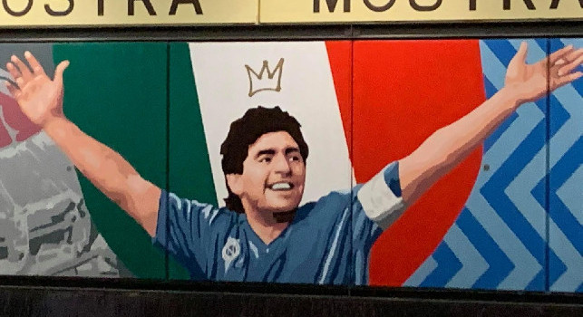 Mostra-Stadio Maradona, ecco tutti i murales dedicati alla storia del Napoli! Presente Osimhen, ADL: Complimenti, splendida iniziativa artistica! [FOTOGALLERY]