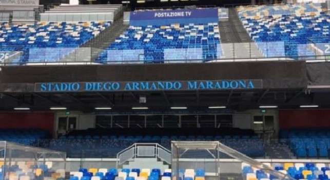 Stadio Diego Armando Maradona, la nuova denominazione compare all'interno dell'impianto sportivo [FOTO]