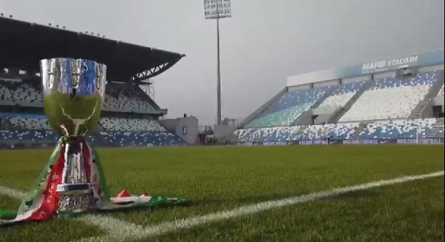 Sky lancia l'allarme: Finale di Supercoppa Juve-Napoli, il terreno di gioco al Mapei Stadium non è al meglio