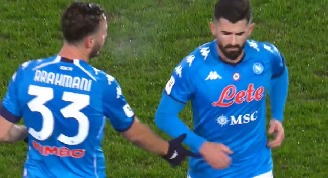 Atalanta-Napoli, esce Hysaj per infortunio: al suo posto Mario Rui