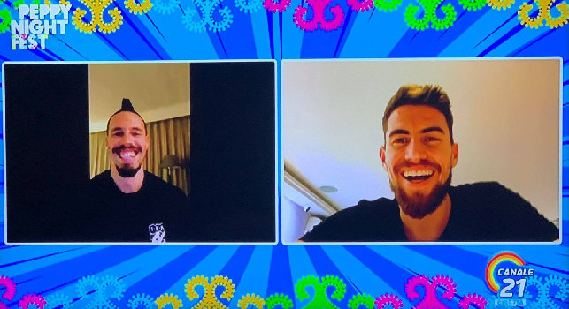 Quanto ci manca Napoli! Hamsik-Jorginho show: cantano a squarciagola 'Un giorno all'improvviso'. Marek: Il Napoli va in Champions e Gattuso resterà [VIDEO]