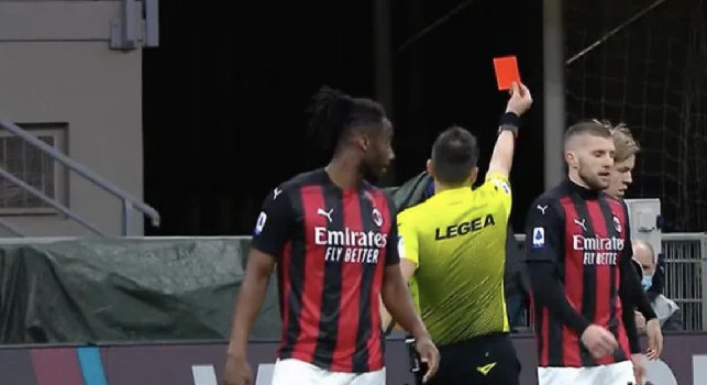 Rebic espulso in Milan-Napoli: spunta la frase che il croato disse all'arbitro Pasqua