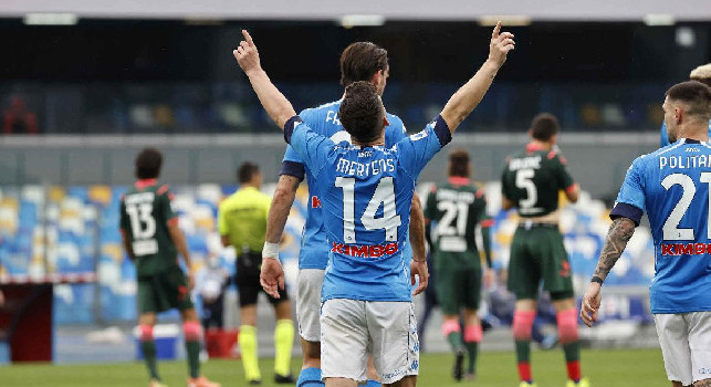 La carica dei 101: Mertens a -1 da Vojak nei marcatori del Napoli in A, gol nel giorno del match in azzurro numero 350