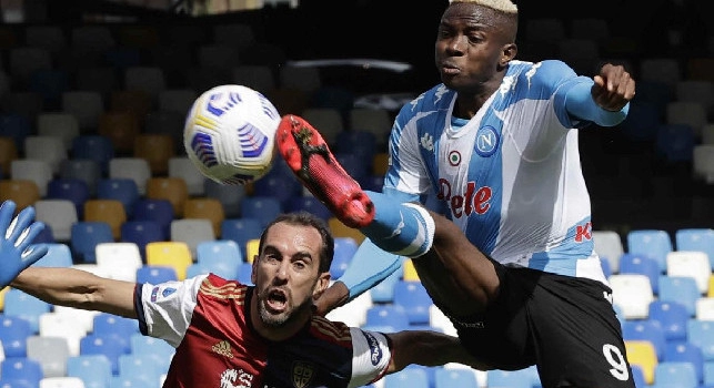 Osimhen, Napoli-Cagliari