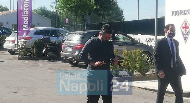Gattuso è a Firenze! L'ex allenatore del Napoli nel centro sportivo della Fiorentina [FOTO CN24]