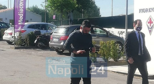 Gattuso è a Firenze! L'ex allenatore del Napoli nel centro sportivo della Fiorentina [FOTO CN24]