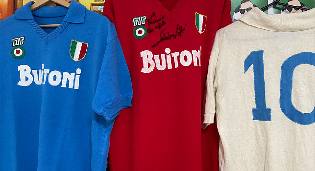 Museo Cam, 800 maglie azzurre esposte: un paradiso per i tifosi del Napoli