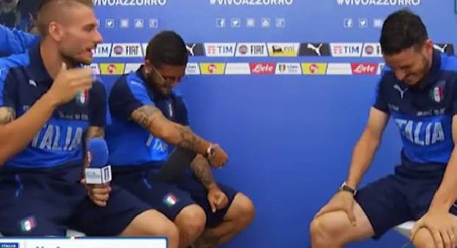 Insigne, esilarante scherzo a Ciro Immobile nel ritiro della Nazionale italiana [VIDEO]