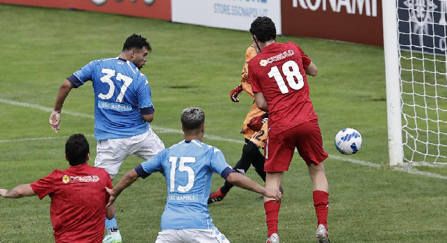 Napoli-Bassa Aunania, Petagna mette il punto alla partita: 12-0 allo scadere! [VIDEO CN24]