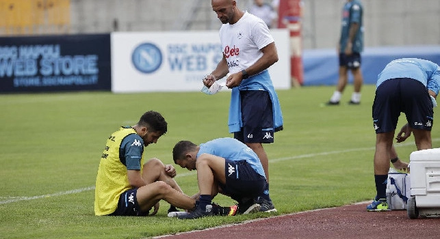 SSC Napoli, report ottavo giorno Dimaro: Manolas e Zielinski si sono divisi tra lavoro in gruppo e personalizzato