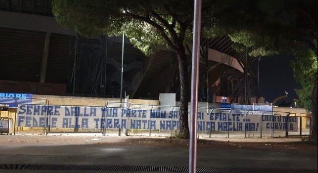 1 Agosto, 95 anni dalla fondazione SSC Napoli! Striscione Curva B: Fedele alla terra natìa [FOTO]