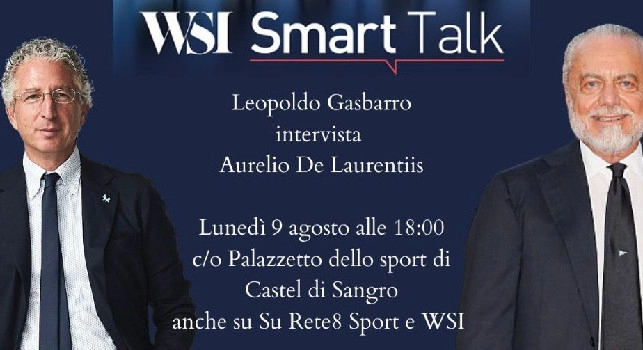 De Laurentiis incontra il direttore di Wall Street Italia: evento domani dalle 18 a Castel di Sangro