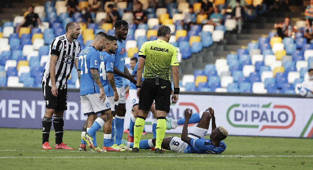 Napoli-Juve 2-1, la moviola CorSport: che rischio Chiellini su Osimhen