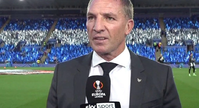 Leicester, Rodgers: Il match sar&agrave; duro perch&egrave; il Napoli ha tanta qualit&agrave;: Insigne &egrave; un top player, anche Lozano &egrave; una minaccia