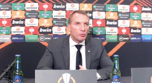 Leicester, Rodgers in conferenza: Il Napoli resta favorito per l'Europa League, ma l'arbitro non ha arbitrato bene. Barnes: Il gol annullato? Sembrava valido