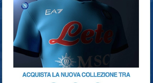 Collezione EA7-Napoli, dalle 10 sarà disponibile tutto il materiale! Countdown sul sito azzurro
