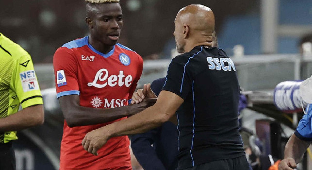 Osimhen e Spalletti Napoli