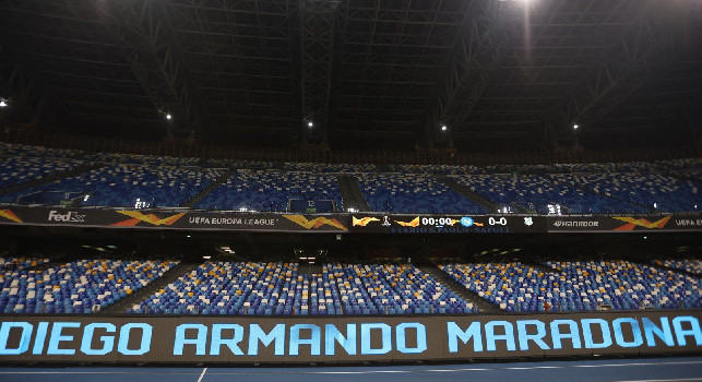 Record stagionale di presenze: 40 mila spettatori richiamati dall’omaggio a Maradona