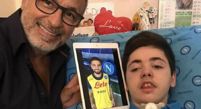 Insigne e il videomessaggio al piccolo Alessandro, affetto dalla malattia di Batten [VIDEO]