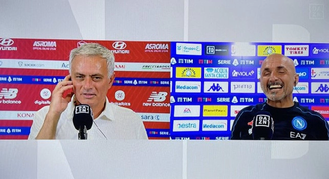 Spalletti Mourinho Napoli Roma