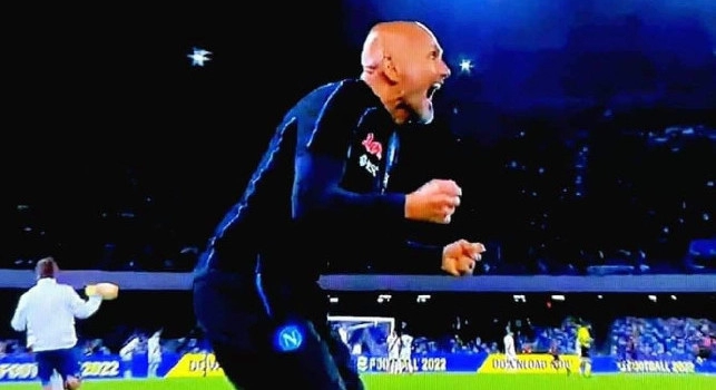 Osimhen in gol, esultanza incontenibile di Spalletti [FOTO]