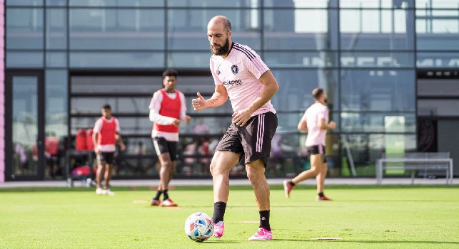 Gonzalo Higuain Miami allenamento