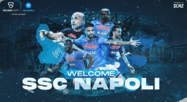 UFFICIALE - Partnership SSC Napoli-Socios.com: il comunicato ufficiale del club azzurro