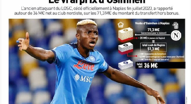 L'Equipe - Osimhen-Napoli, il Lille favorì ADL per il fair play finanziario: dettagli, cifre ed il reale stipendio di Victor dai documenti ufficiali