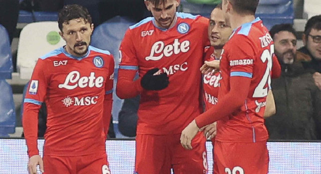 Sassuolo-Napoli 2-2, Fabian migliore in campo per Gazzetta: Forse non è un caso che con la sua uscita si sia spenta la luce