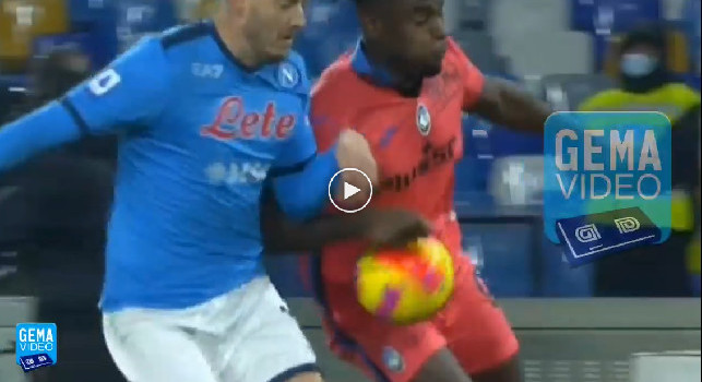 Mano Zapata Napoli Atalanta