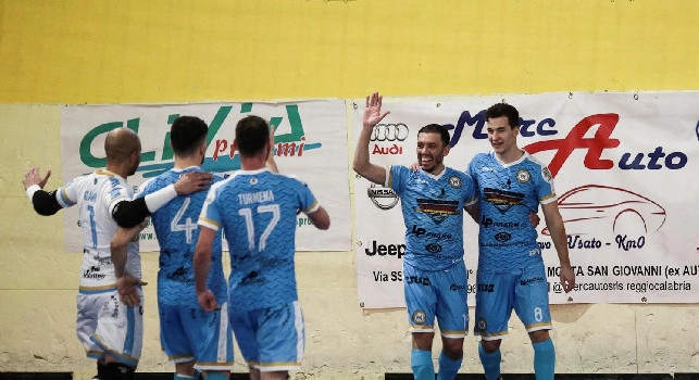 Calcio a 5 - Doppio Fernandinho e Fortino, tris del Napoli in casa del Polistena. Sabato c'è il Pescara