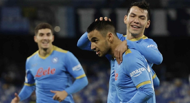 Ounas battezza con un gol le sue 50 presenze con la maglia del Napoli