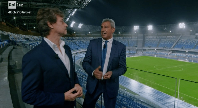 Stanotte a Napoli, Alberto Angela anche al Maradona con Bagni