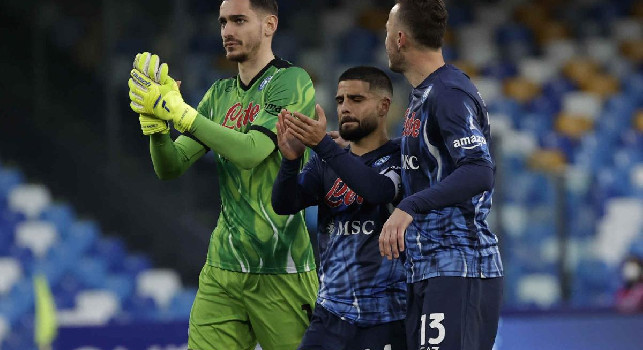Meret peggiore in campo del Napoli con la Salernitana per Tuttosport: Un solo tiro, un gol subito